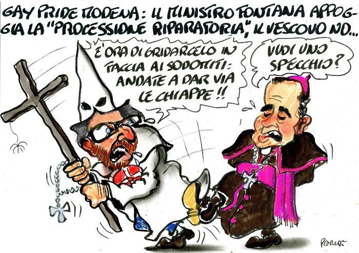 Gay pride, il Vescovo e Fontana