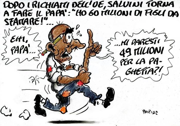 Salvini, mi dai la paghetta?