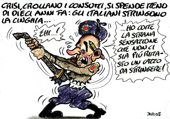 Tiriamo pur la cinghia