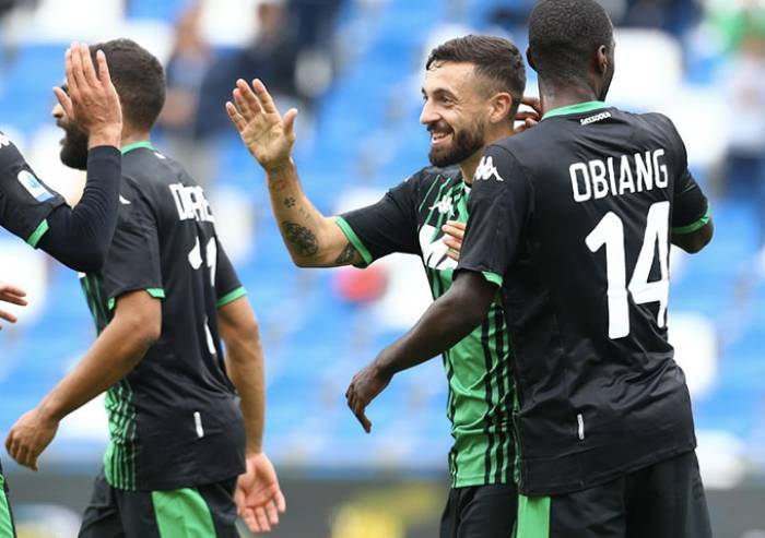Straordinario Caputo, tre gol del Sassuolo sulla Spal