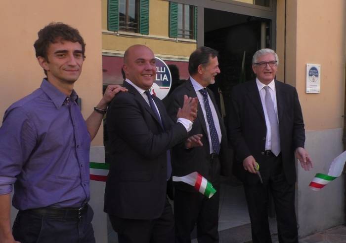 FDI, tanti big per la nuova sede: 'Alle regionali il centro destra sarà unito'