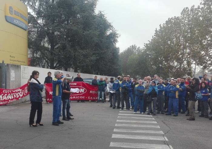 CNH, sciopero e corteo contro il piano industriale: 'Siamo tutti a rischio'