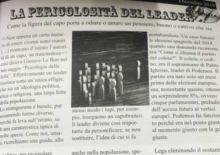 Gli studenti del Tassoni: 'Niente propaganda, no all'invito di Corti'