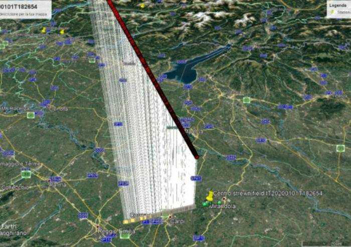 Meteorite di capodanno, alcuni frammenti a Cavezzo