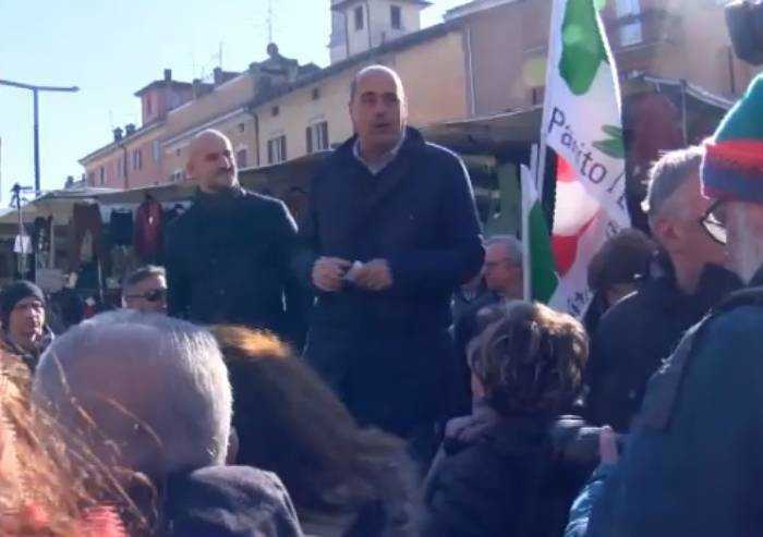 Zingaretti: 'Il PD non si nasconde, Borgonzoni controfigura'