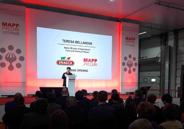 Inalca (Cremonini) inaugura nuova piattaforma distributiva in Russia