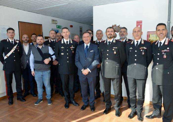 Modena, visita del Prefetto al comando provinciale del Carabinieri