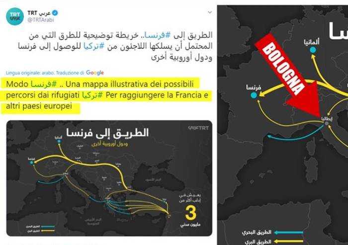 Lega: 'Tv araba consiglia a immigrati di venire a Bologna'
