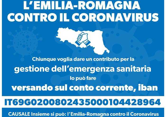 Coronavirus: da oggi possibile fare donazioni in Emilia Romagna