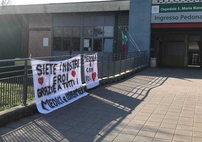 Mirandola, ampliata l'area per il ricovero in isolamento