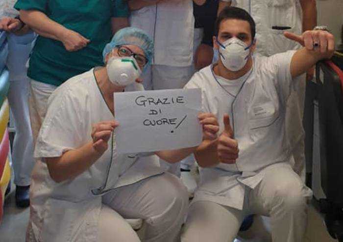 Solidarietà, pizza gratis per i sanitari dell'Ospedale di Baggiovara