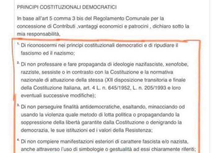 Covid, a Parma per avere i buoni spesa bisogna dichiararsi antifascisti