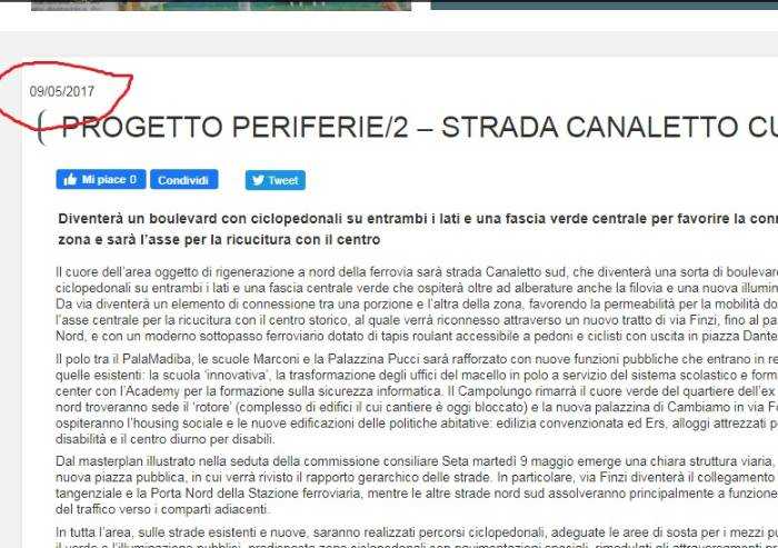 Dopo 3 anni il Comune ripete l'annuncio: via Canaletto sarà Boulevard