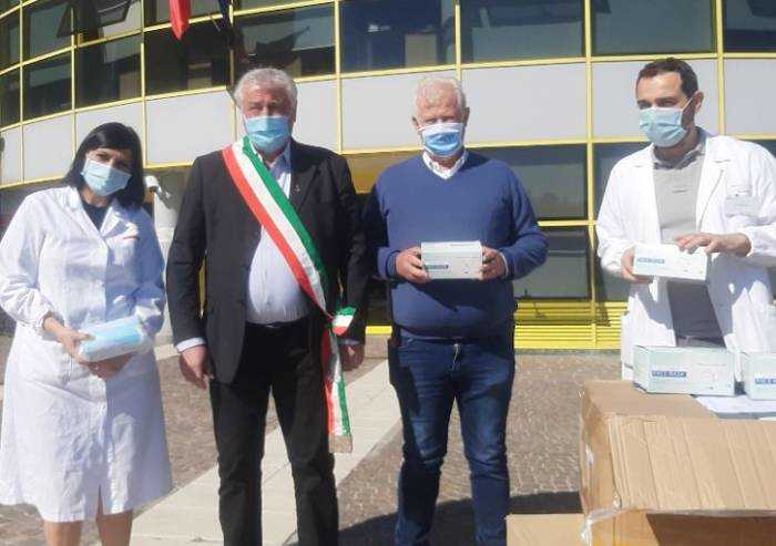 Ospedale di Sassuolo, 10mila mascherine in dono da Annovi
