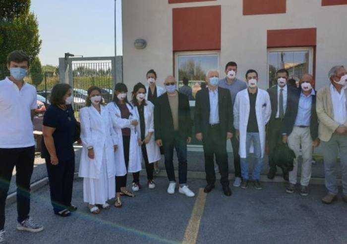 Mirandola, il Tecnopolo cresce: visita di Bonaccini