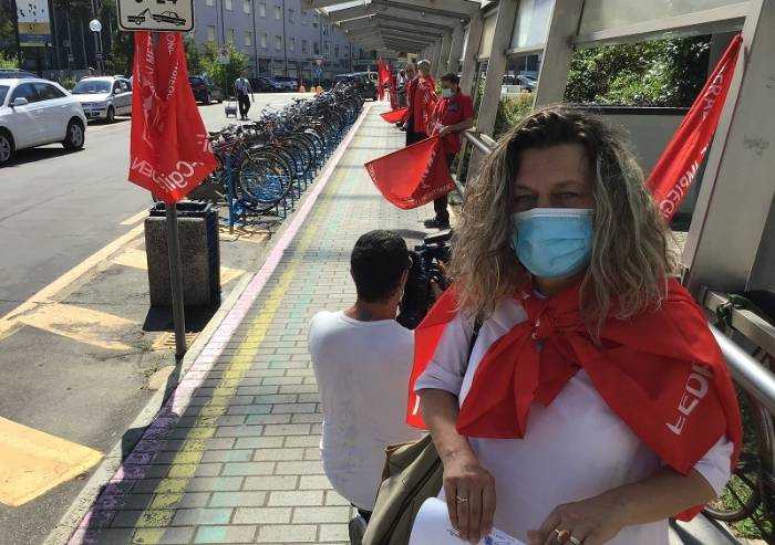 Protestano i manutentori del Policlinico