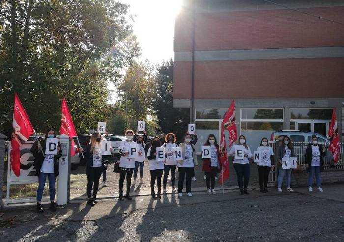 Gruppo Kidiliz, sciopero e manifestazione alla sede di Spilamberto