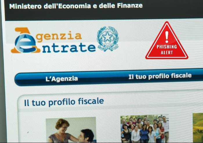 False email dell'Agenzia delle Entrate: nuovo tentativo di phishing