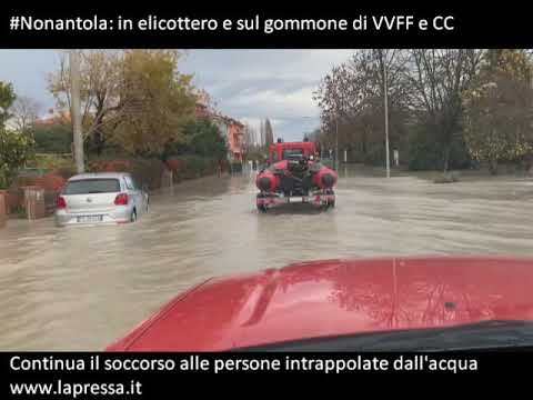 In volo e gommone di salvataggio con i Vigili del Fuoco e CC