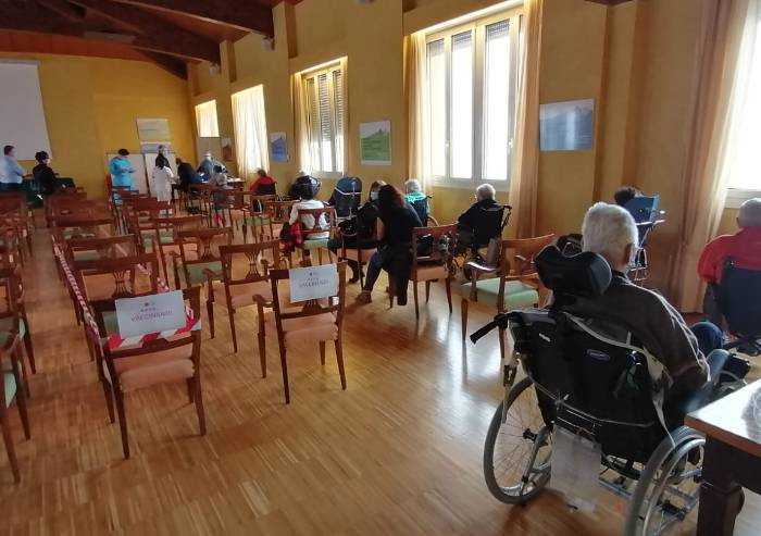 Pavullo: anche a villa Pineta in fila per il vaccino