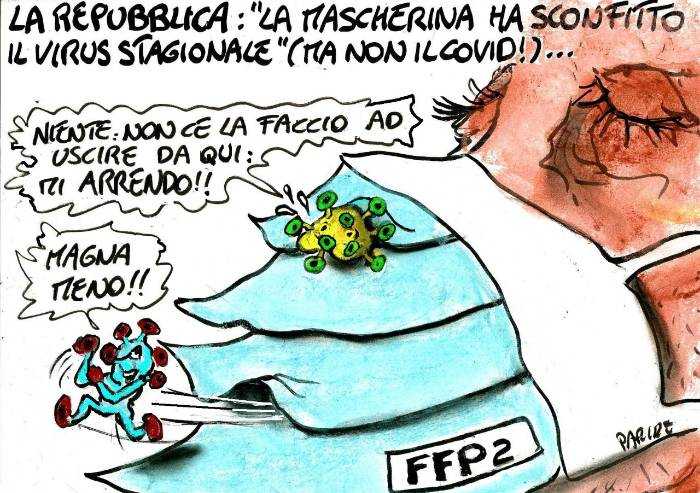 La mascherina ha sconfitto il virus stagionale...