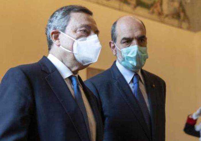 A Draghi l'ok di PD, Forza Italia e Italia Viva Meloni dice no