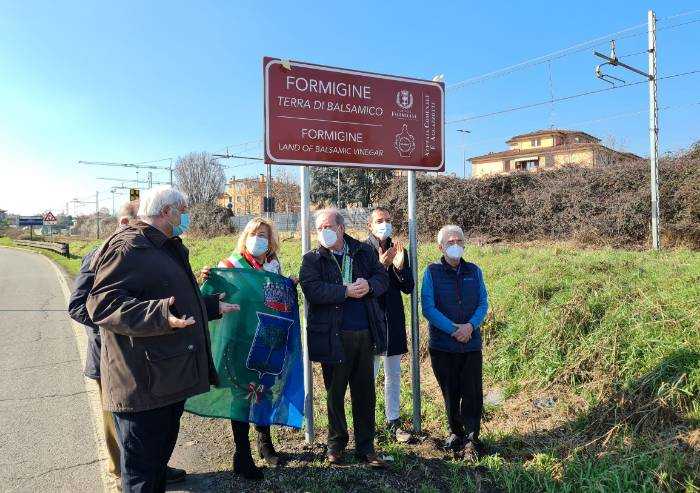 Acetaia comunale e cartello, cosìFormigine è 'Terra di Balsamico'