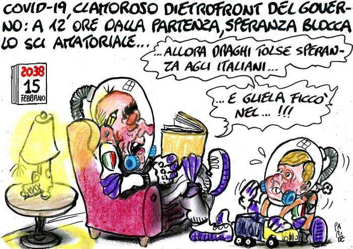 Stop allo sci amatoriale... E cosìDraghi tolse la Speranza