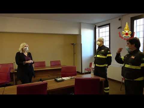 Alluvione Nonantola, donazione di 2mila euro dai vigili del fuoco