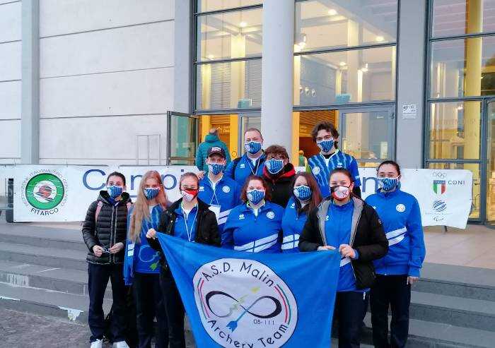 Tiro con l'arco: primeggia la Malin Archery Team di Casalgrande