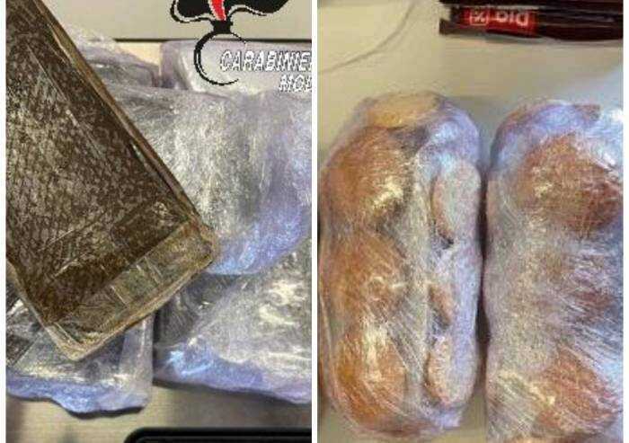 Panetti di hashish tra i biscotti: 20enne in arresto