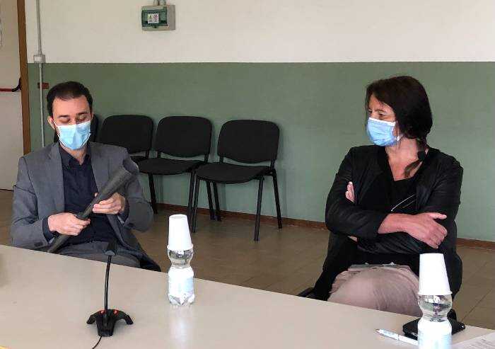 La meraviglia dell'organo a canne con assessore Baracchi alle Calvino