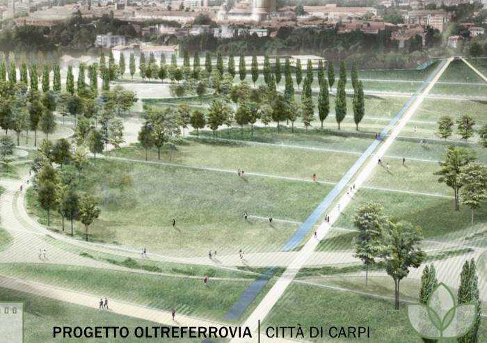 Carpi: ecco il parco dell'Oltreferrovia