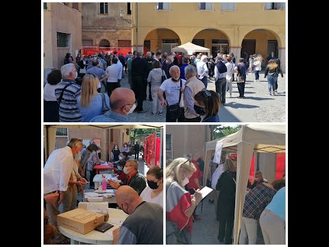 Nonantola: alluvionati in piazza e in fila per dire basta alle emergenze