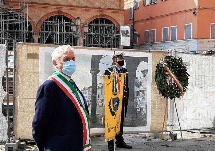 A 9 anni dal terremoto: a Mirandola commemorazione in piazza
