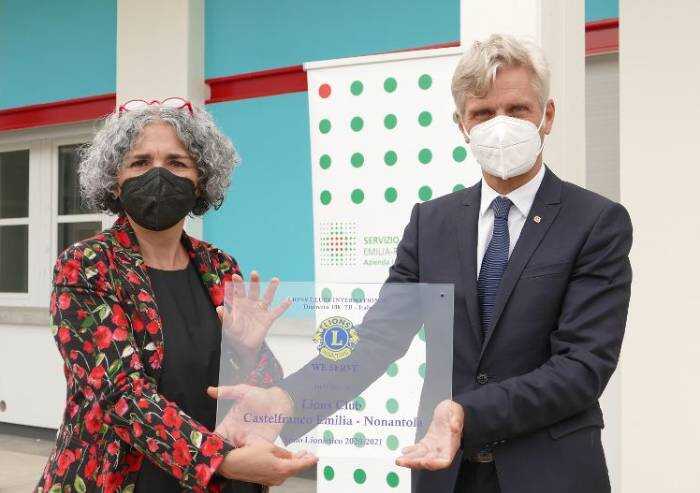 Sert Modena, Lions Club di Castelfranco e Nonantola allestisce spazi