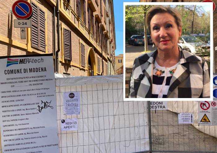 'Modena, cantiere infinito via dei Servi: ora il Comune ci risarcisca'