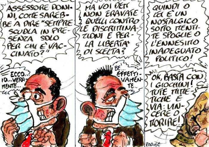 E via con le tute mimetiche