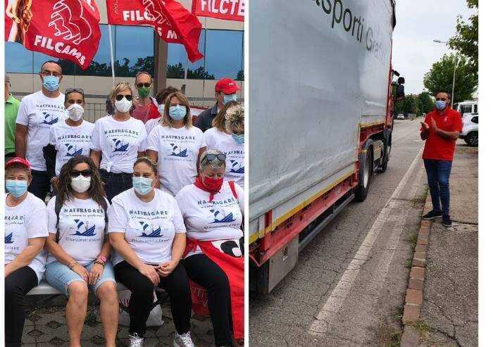 Ondulati Maranello e Navigare: giornata di presidio dei lavoratori