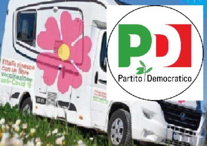 Il camper vaccinale Ausl alla festa dell'Unità