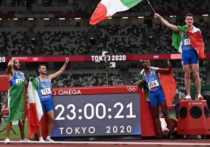 Ora è oro: la staffetta italiana 4x100 entra nella storia