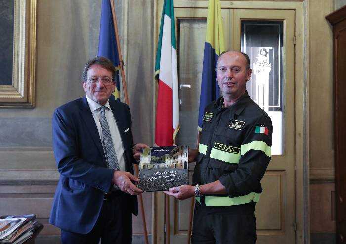 Modena, il nuovo comandante dei Vigili del fuoco incontra il sindaco