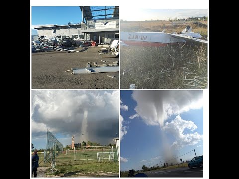 Carpi, devastante tromba d'aria: case scoperchiate e gravi danni