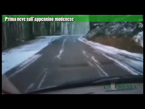 Crollo delle temperature, la prima neve imbianca l'appennino