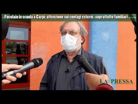 Covid, scuola chiusa a Carpi, attenzione sui contagi esterni, positivo anche un operatore