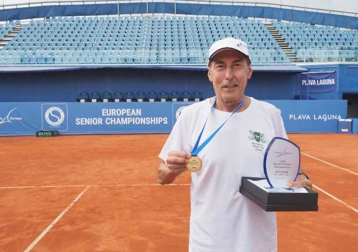 à modenese il terzo tennista Over 80 più forte al mondo