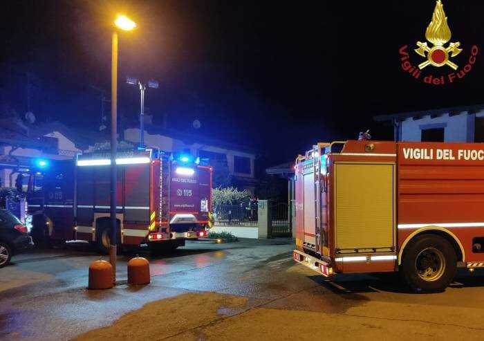 Castelvetro, rogo in una villetta: ricoverati madre e figlio