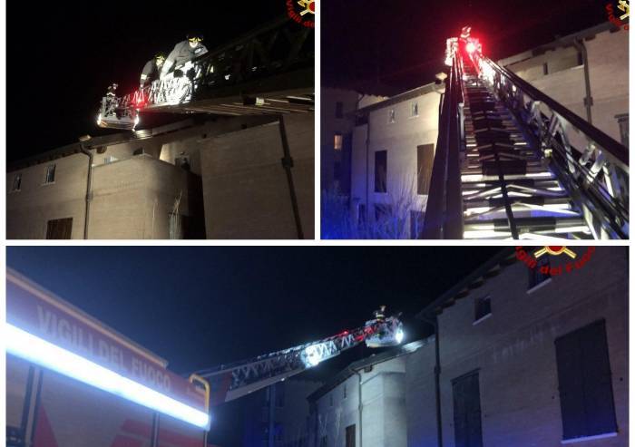 Incendio in canna fumaria, i Vigili del Fuoco salvano la casa