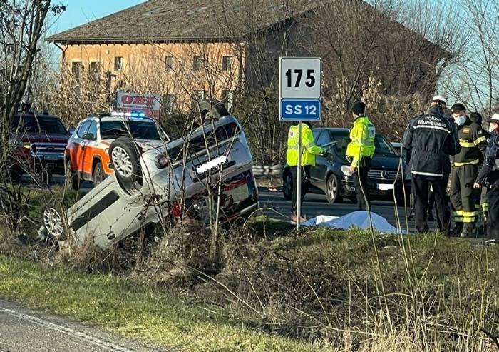 Modena, incidente sulla Nuova Estense: muore una 71enne