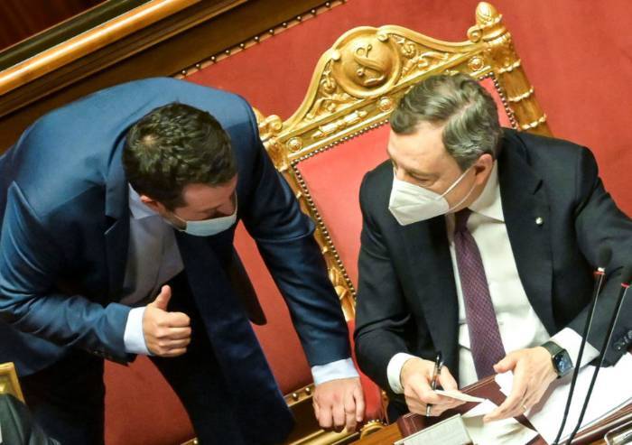 Governo a rischio, Lega punta i piedi: 'Via il green pass ad aprile'